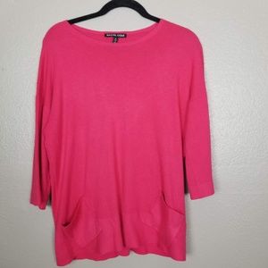 Rachel Cole Pink Over-sized Sweater Tunic M